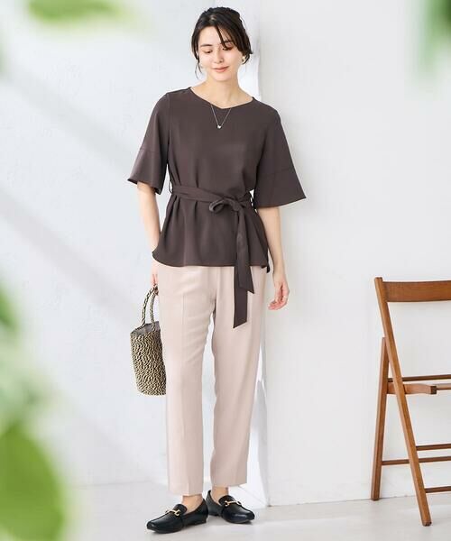 a.v.v / アー・ヴェ・ヴェ シャツ・ブラウス | ［支持率NO.1/接触冷感/速乾/UVカット/イージーケア］浅Vネックブラウス | 詳細10