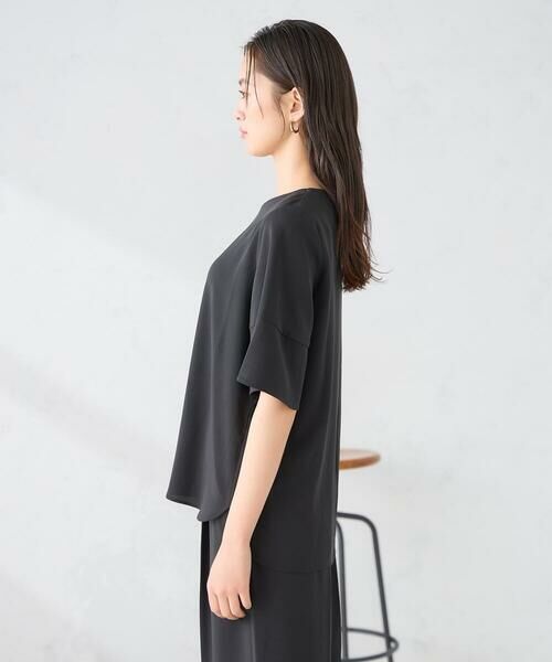 a.v.v / アー・ヴェ・ヴェ シャツ・ブラウス | ［支持率NO.1/接触冷感/速乾/UVカット/イージーケア］浅Vネックブラウス | 詳細12