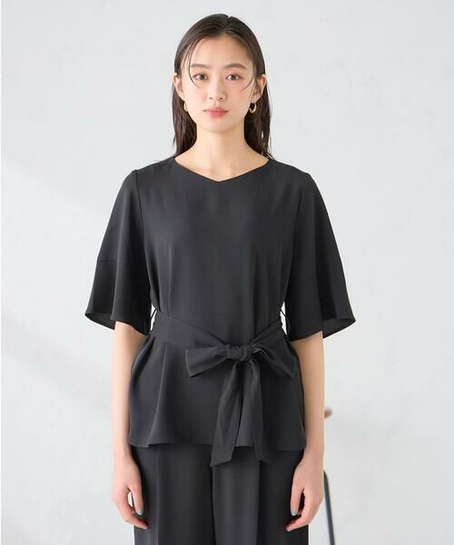 a.v.v / アー・ヴェ・ヴェ シャツ・ブラウス | ［支持率NO.1/接触冷感/速乾/UVカット/イージーケア］浅Vネックブラウス | 詳細18