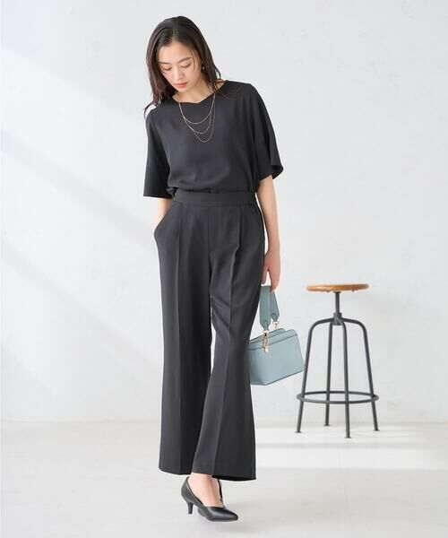 a.v.v / アー・ヴェ・ヴェ シャツ・ブラウス | ［支持率NO.1/接触冷感/速乾/UVカット/イージーケア］浅Vネックブラウス | 詳細3