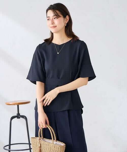 a.v.v / アー・ヴェ・ヴェ シャツ・ブラウス | ［支持率NO.1/接触冷感/速乾/UVカット/イージーケア］浅Vネックブラウス | 詳細7