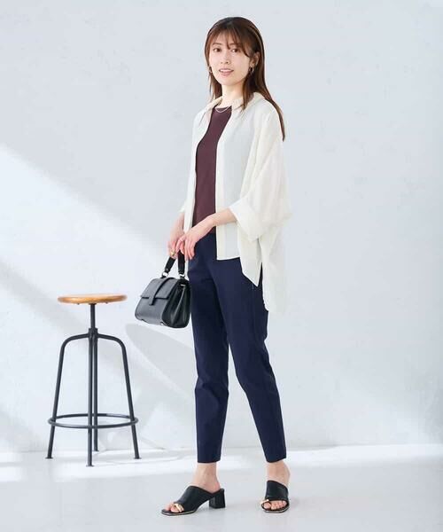 a.v.v / アー・ヴェ・ヴェ シャツ・ブラウス | 【2WAY】楊柳ドルマンシルエットシャツ | 詳細21