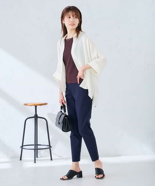 a.v.v / アー・ヴェ・ヴェ シャツ・ブラウス | 【2WAY】楊柳ドルマンシルエットシャツ | 詳細22
