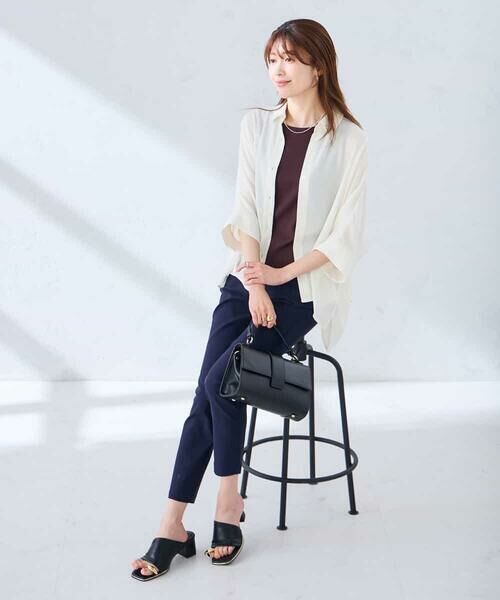 a.v.v / アー・ヴェ・ヴェ シャツ・ブラウス | 【2WAY】楊柳ドルマンシルエットシャツ | 詳細26