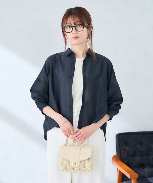 a.v.v / アー・ヴェ・ヴェ シャツ・ブラウス | クロップド丈セミシアーシャツ | 詳細10