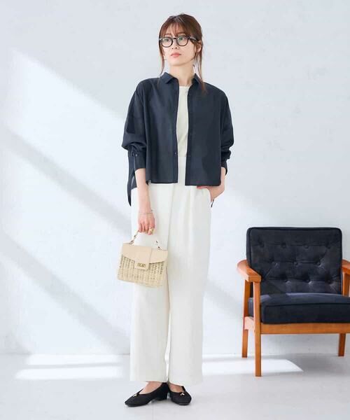 a.v.v / アー・ヴェ・ヴェ シャツ・ブラウス | クロップド丈セミシアーシャツ | 詳細11