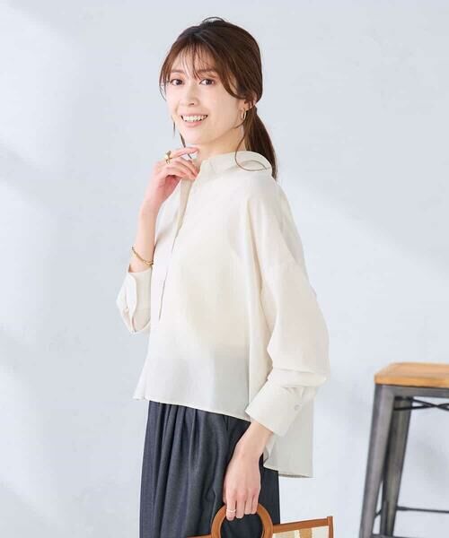 a.v.v / アー・ヴェ・ヴェ シャツ・ブラウス | クロップド丈セミシアーシャツ | 詳細17