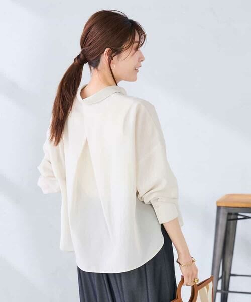 a.v.v / アー・ヴェ・ヴェ シャツ・ブラウス | クロップド丈セミシアーシャツ | 詳細18