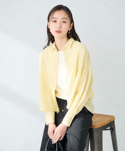 a.v.v / アー・ヴェ・ヴェ シャツ・ブラウス | クロップド丈セミシアーシャツ | 詳細2