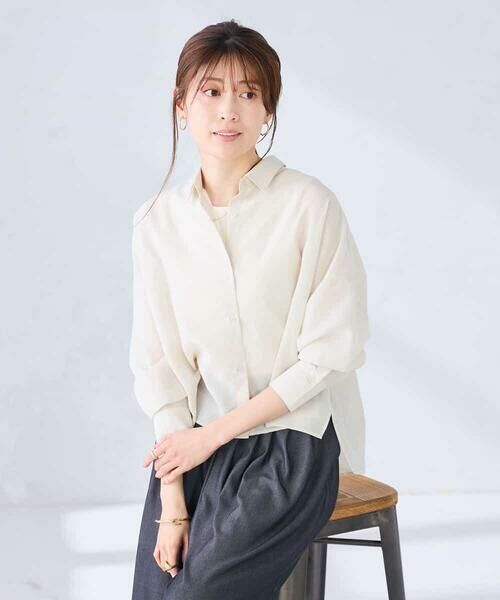 a.v.v / アー・ヴェ・ヴェ シャツ・ブラウス | クロップド丈セミシアーシャツ | 詳細20