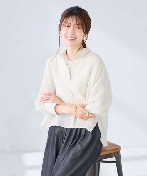 a.v.v / アー・ヴェ・ヴェ シャツ・ブラウス | クロップド丈セミシアーシャツ | 詳細21