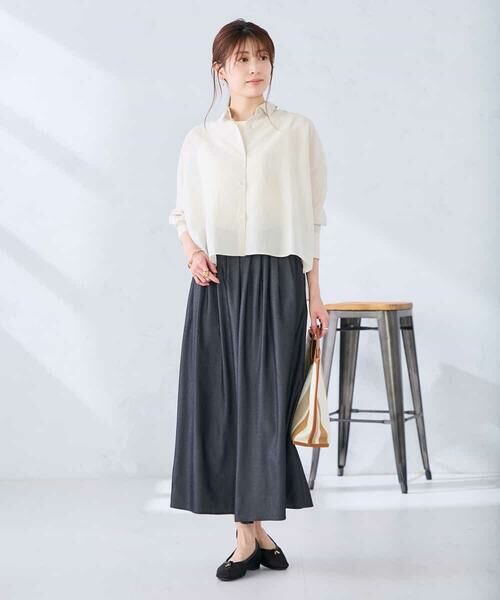 a.v.v / アー・ヴェ・ヴェ シャツ・ブラウス | クロップド丈セミシアーシャツ | 詳細22