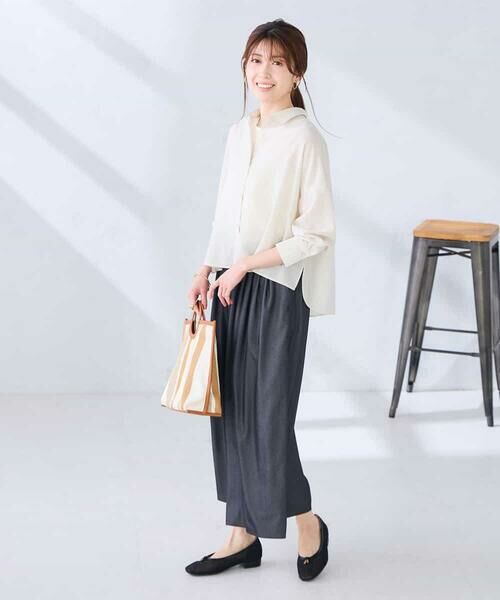 a.v.v / アー・ヴェ・ヴェ シャツ・ブラウス | クロップド丈セミシアーシャツ | 詳細24