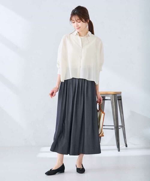 a.v.v / アー・ヴェ・ヴェ シャツ・ブラウス | クロップド丈セミシアーシャツ | 詳細29