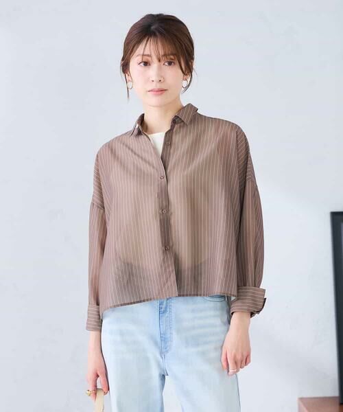 a.v.v / アー・ヴェ・ヴェ シャツ・ブラウス | クロップド丈セミシアーシャツ | 詳細30