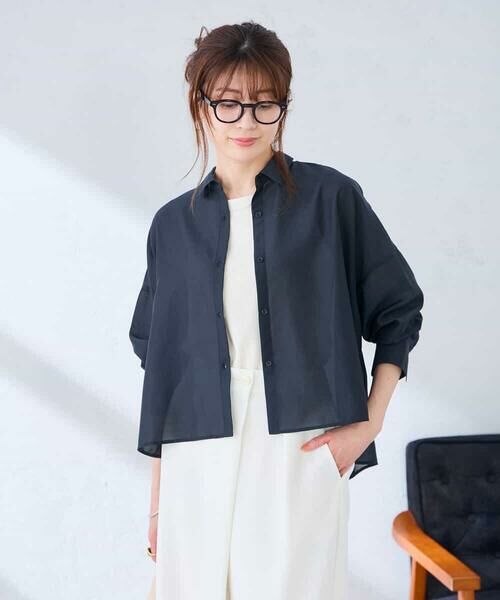 a.v.v / アー・ヴェ・ヴェ シャツ・ブラウス | クロップド丈セミシアーシャツ | 詳細9