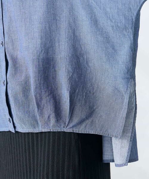 a.v.v / アー・ヴェ・ヴェ シャツ・ブラウス | 【2WAY】シアーデニムドルマンシャツ | 詳細12