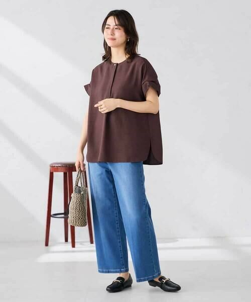 a.v.v / アー・ヴェ・ヴェ シャツ・ブラウス | 【接触冷感/UVカット】リネンライクスキッパーブラウス【セットアップ対応/アンチピリング】 | 詳細16