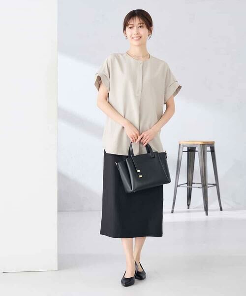 a.v.v / アー・ヴェ・ヴェ シャツ・ブラウス | 【接触冷感/UVカット】リネンライクスキッパーブラウス【セットアップ対応/アンチピリング】 | 詳細23