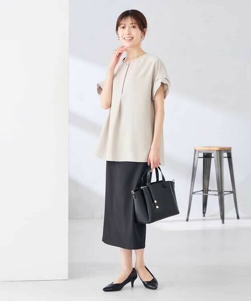 a.v.v / アー・ヴェ・ヴェ シャツ・ブラウス | 【接触冷感/UVカット】リネンライクスキッパーブラウス【セットアップ対応/アンチピリング】 | 詳細24