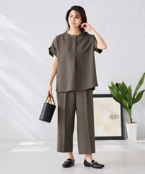 a.v.v / アー・ヴェ・ヴェ シャツ・ブラウス | 【接触冷感/UVカット】リネンライクスキッパーブラウス【セットアップ対応/アンチピリング】 | 詳細28