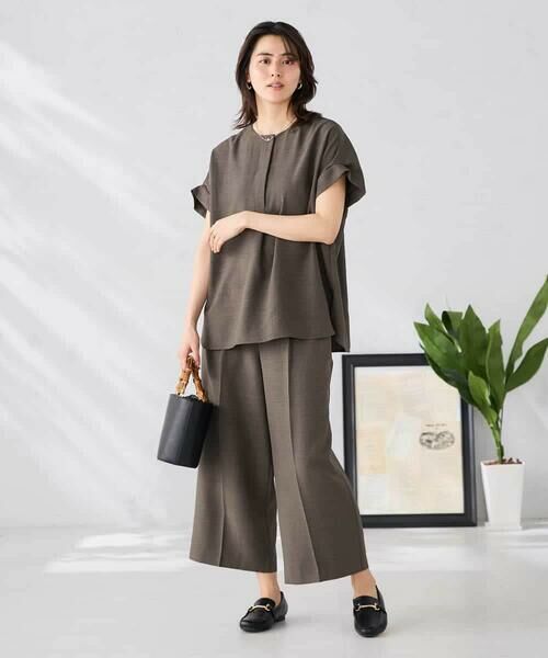 a.v.v / アー・ヴェ・ヴェ シャツ・ブラウス | 【接触冷感/UVカット】リネンライクスキッパーブラウス【セットアップ対応/アンチピリング】 | 詳細29