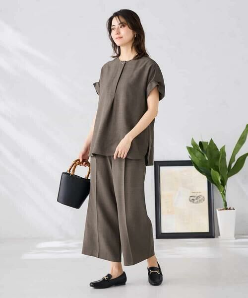 a.v.v / アー・ヴェ・ヴェ シャツ・ブラウス | 【接触冷感/UVカット】リネンライクスキッパーブラウス【セットアップ対応/アンチピリング】 | 詳細30