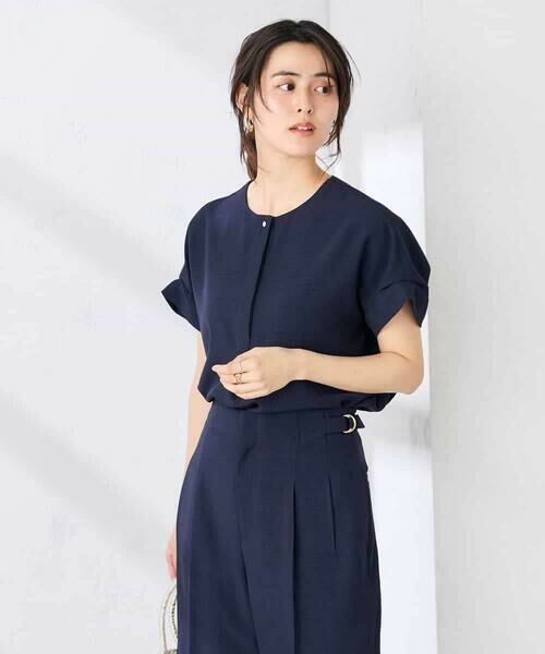 a.v.v / アー・ヴェ・ヴェ シャツ・ブラウス | 【接触冷感/UVカット】リネンライクスキッパーブラウス【セットアップ対応/アンチピリング】 | 詳細8