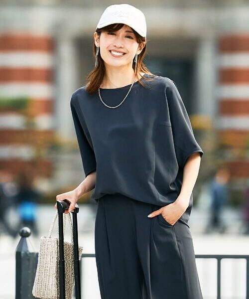 a.v.v / アー・ヴェ・ヴェ シャツ・ブラウス | ドルマンTブラウス【セットアップ対応】（ダークグレー）