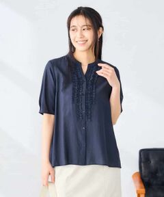 a.v.v / アー・ヴェ・ヴェ シャツ・ブラウス | フロントフリルデザインブラウス