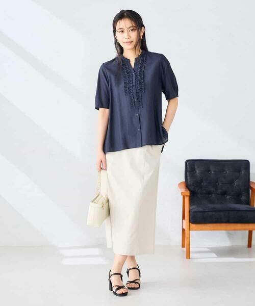 a.v.v / アー・ヴェ・ヴェ シャツ・ブラウス | フロントフリルデザインブラウス | 詳細12