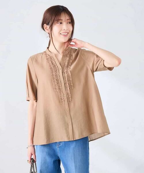 a.v.v / アー・ヴェ・ヴェ シャツ・ブラウス | フロントフリルデザインブラウス | 詳細16