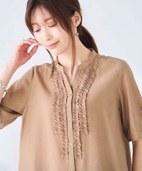 a.v.v / アー・ヴェ・ヴェ シャツ・ブラウス | フロントフリルデザインブラウス | 詳細24