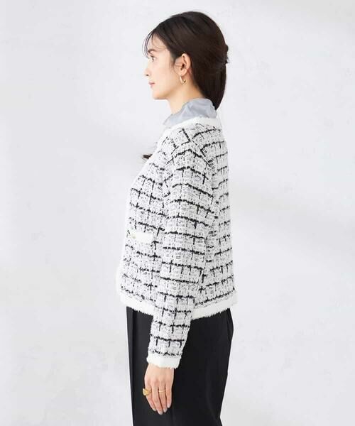 a.v.v / アー・ヴェ・ヴェ カーディガン・ボレロ | ファンシーツイードカーディガン | 詳細7