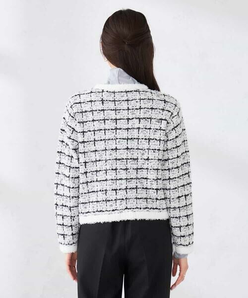 a.v.v / アー・ヴェ・ヴェ カーディガン・ボレロ | ファンシーツイードカーディガン | 詳細8