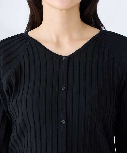 a.v.v / アー・ヴェ・ヴェ カーディガン・ボレロ | プリーツ編みVネックニットカーディガン | 詳細19
