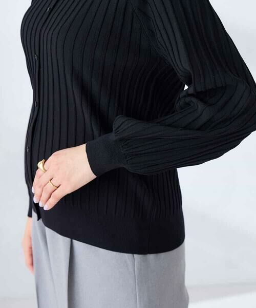 a.v.v / アー・ヴェ・ヴェ カーディガン・ボレロ | プリーツ編みVネックニットカーディガン | 詳細20