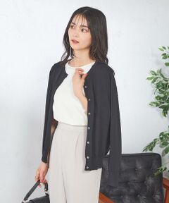 a.v.v / アー・ヴェ・ヴェ カーディガン・ボレロ | クルーネックサマーカーディガン【洗える/接触冷感/UVカット】