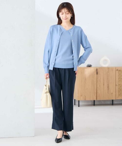 a.v.v / アー・ヴェ・ヴェ カーディガン・ボレロ | クルーネックサマーカーディガン【洗える/接触冷感/UVカット】 | 詳細11