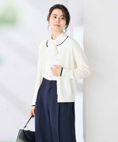 a.v.v / アー・ヴェ・ヴェ カーディガン・ボレロ | クルーネックサマーカーディガン【洗える/接触冷感/UVカット】 | 詳細12