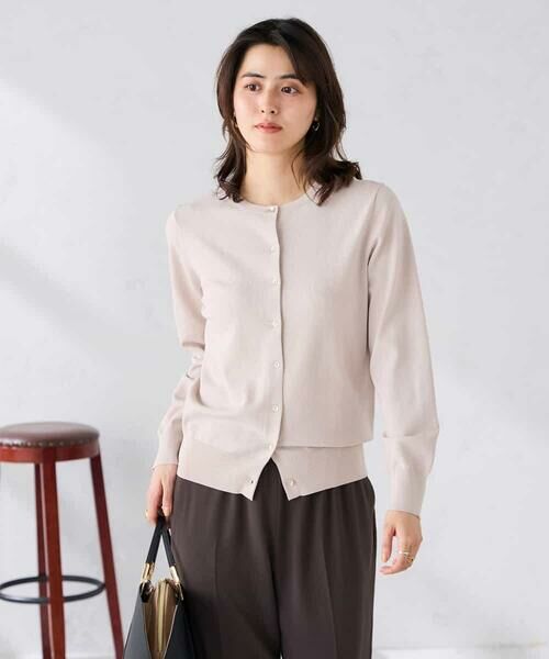 a.v.v / アー・ヴェ・ヴェ カーディガン・ボレロ | クルーネックサマーカーディガン【洗える/接触冷感/UVカット】 | 詳細17