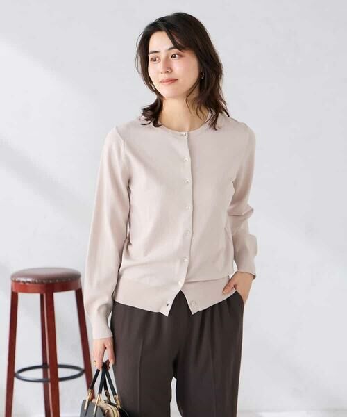 a.v.v / アー・ヴェ・ヴェ カーディガン・ボレロ | クルーネックサマーカーディガン【洗える/接触冷感/UVカット】 | 詳細19