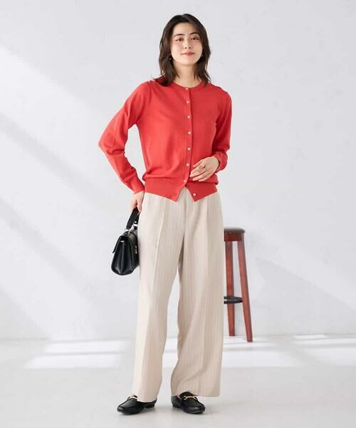 a.v.v / アー・ヴェ・ヴェ カーディガン・ボレロ | クルーネックサマーカーディガン【洗える/接触冷感/UVカット】 | 詳細4