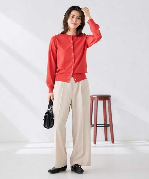 a.v.v / アー・ヴェ・ヴェ カーディガン・ボレロ | クルーネックサマーカーディガン【洗える/接触冷感/UVカット】 | 詳細5