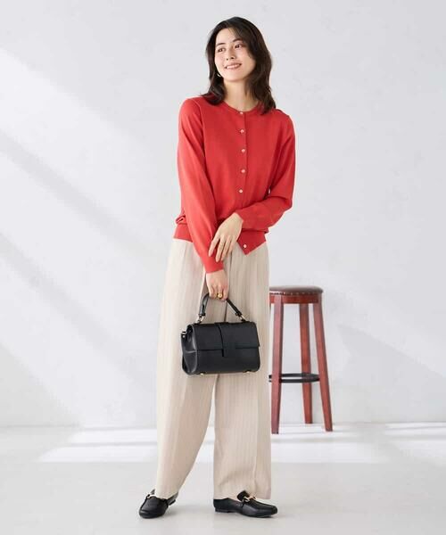 a.v.v / アー・ヴェ・ヴェ カーディガン・ボレロ | クルーネックサマーカーディガン【洗える/接触冷感/UVカット】 | 詳細6