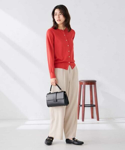 a.v.v / アー・ヴェ・ヴェ カーディガン・ボレロ | クルーネックサマーカーディガン【洗える/接触冷感/UVカット】 | 詳細7