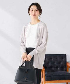 a.v.v / アー・ヴェ・ヴェ カーディガン・ボレロ | 【UVカット/接触冷感】さらさらタッチトッパーカーディガン