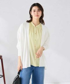 a.v.v / アー・ヴェ・ヴェ カーディガン・ボレロ | 【UVカット/接触冷感】さらさらタッチトッパーカーディガン