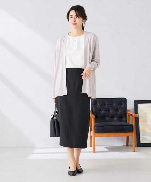 a.v.v / アー・ヴェ・ヴェ カーディガン・ボレロ | 【UVカット/接触冷感】さらさらタッチトッパーカーディガン | 詳細16