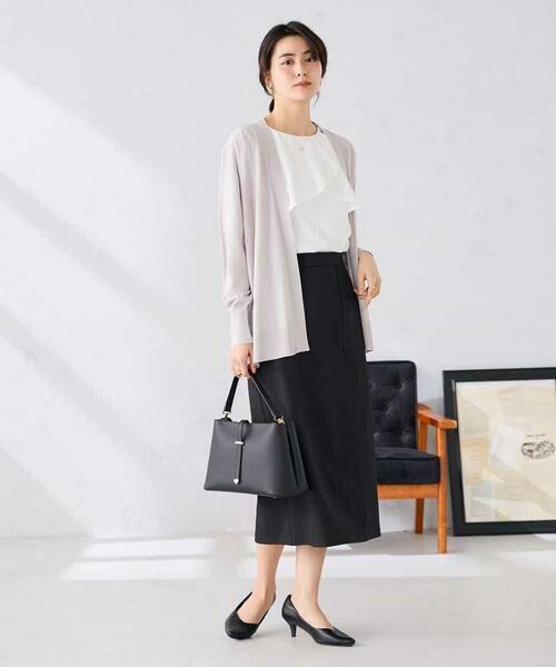 a.v.v / アー・ヴェ・ヴェ カーディガン・ボレロ | 【UVカット/接触冷感】さらさらタッチトッパーカーディガン | 詳細18